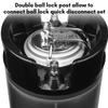 TMCRAFT New 5 Gallon Ball Lock Keg, Stainless Steel Beer Keg with Dual Rubber Handle for Home Brew view 4