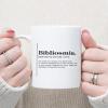 Bibliosmia Definition Typography Coffee Cups Bibliosmia Definition Coffee Mug Inspirational Mug 11oz Bibliosmia Tea Cup Ceramic Mug Gift for Best Friend Mom Dad Sister Teacher view 4