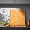 Extra Large Cutting Boards for Kitchen, XXL Reversible Large Bamboo Cutting Board, Carving Board Cheese Board with Deep Groove, Kitchen Chopping Board for Meat, Vegetables, Fruit, Turkey view 2
