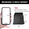 MYMULIKE Bed Risers 4 inch,6 inch, 8 inch, Oversized Furniture Risers, Support Up to 6000 Lbs, Lift 4 inch for Couch, Sofa, Table,Chair Black 8 Pack view 2