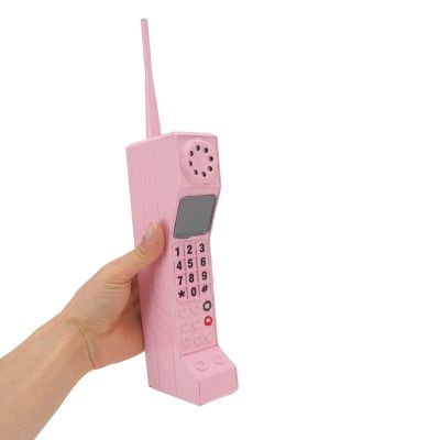 Gugxiom 90s Phone Prop, Cell Phone Ornament, Retro Brick Cell Phone Ornament, Iron Retro Mobile Phone Model, for 80s 90s Party Decorations, for Home Living Room Decor Desktop Decoration