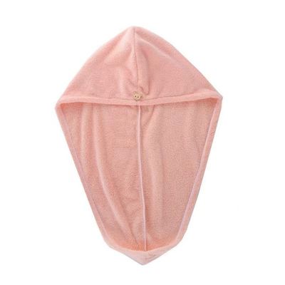 MILLTO Household Double-Layer Thickened Dry Hair Cap Bathroom Absorbent Quick-Drying Towel Size 26.7 * 9.8 inches
