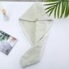MILLTO Household Double-Layer Thickened Dry Hair Cap Bathroom Absorbent Quick-Drying Towel Size 26.7 * 9.8 inches view 2