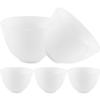 Beavorty Silicone Mask Mixing Bowl Set 5Pcs Facial Mask Diy Bowls for Skincare Lightweight and Portable Silicone Cosmetic Bowls for Home and Travel Easy to Clean and Use 4.05X4.05X2.79In view 1