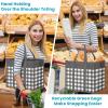 WOWBOX Reusable Grocery Bags, Foldable Reusable Shopping Tote Bags view 2