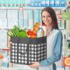 WOWBOX Reusable Grocery Bags, Foldable Reusable Shopping Tote Bags view 3