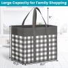 WOWBOX Reusable Grocery Bags, Foldable Reusable Shopping Tote Bags view 4