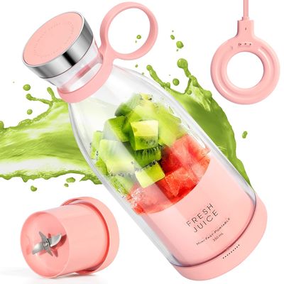 MIAOKE Portable Blender,Fashion Portable Blender for Shakes and Smoothies 11.8 Oz,Magnetic USB Fast Charging Mini Mixer Bottle,Take It for Traveling, Outdoor, Gym, Office, Cars, Gift -PK