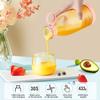 MIAOKE Portable Blender,Fashion Portable Blender for Shakes and Smoothies 11.8 Oz,Magnetic USB Fast Charging Mini Mixer Bottle,Take It for Traveling, Outdoor, Gym, Office, Cars, Gift -PK view 4