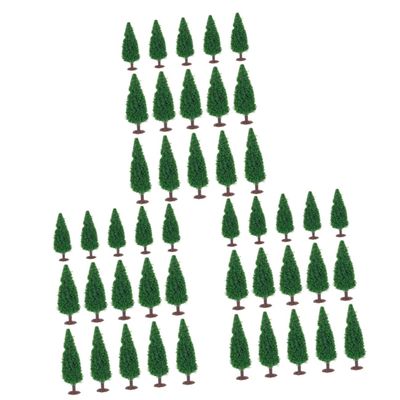 HANABASS 45pcs Artificial Pine Tree Model for Landscape Scenery Fake Trees for Home Decoration Miniature Pine for Crafting and Architectural Models