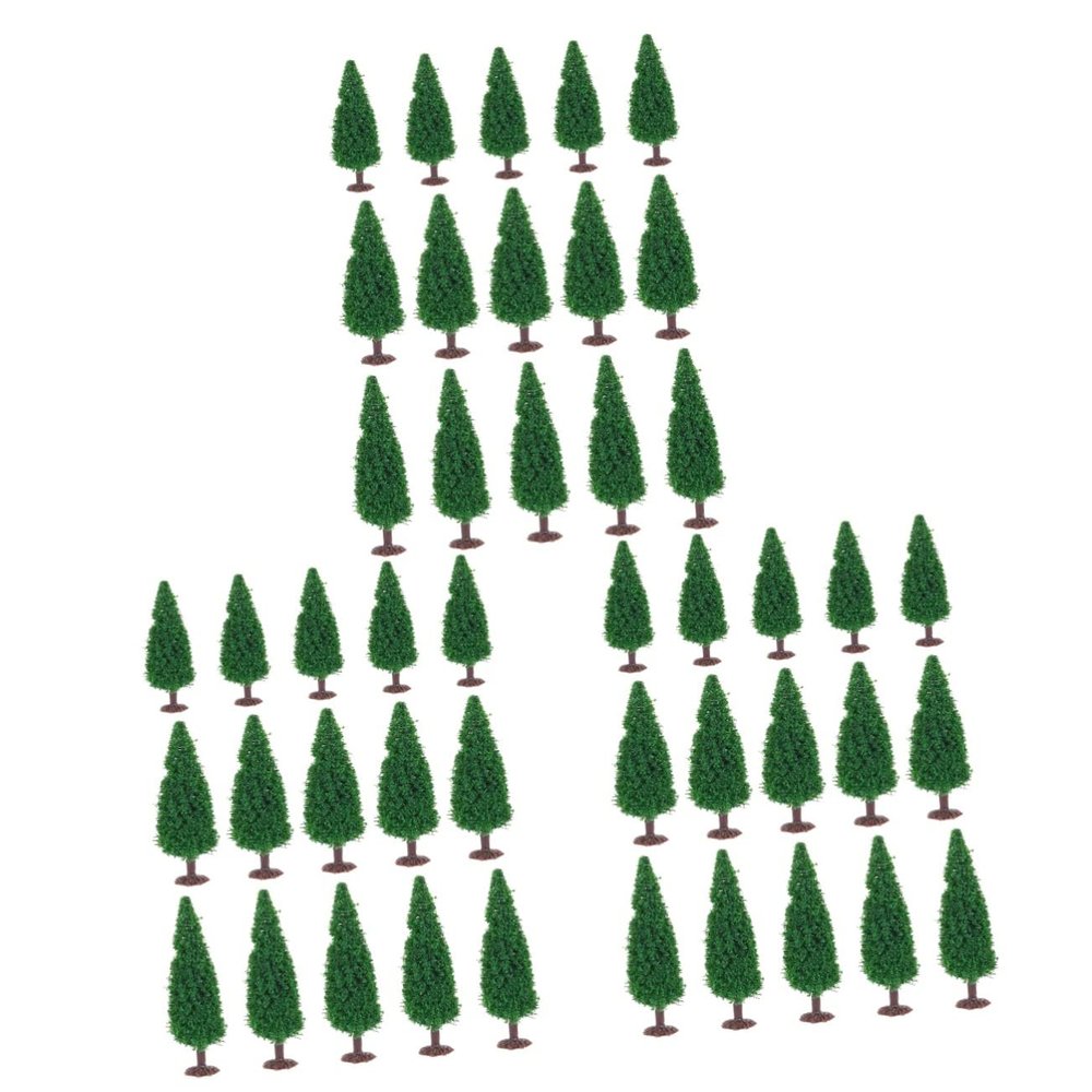 HANABASS 45pcs Artificial Pine Tree Model for Landscape Scenery Fake Trees for Home Decoration Miniature Pine for Crafting and Architectural Models