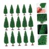HANABASS 45pcs Artificial Pine Tree Model for Landscape Scenery Fake Trees for Home Decoration Miniature Pine for Crafting and Architectural Models view 2