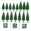HANABASS 45pcs Artificial Pine Tree Model for Landscape Scenery Fake Trees for Home Decoration Miniature Pine for Crafting and Architectural Models view 4