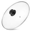 10.5 Inch Pan Lid, Frying Pan Lid, Fry Pan Lid, Skillet Lid, Pan Lid with Handle Compatible with 10-10.7 Inch Kitchen Cookware, Tempered Glass Cover, 10.5" view 1