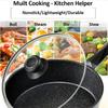 10.5 Inch Pan Lid, Frying Pan Lid, Fry Pan Lid, Skillet Lid, Pan Lid with Handle Compatible with 10-10.7 Inch Kitchen Cookware, Tempered Glass Cover, 10.5" view 3