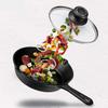 10.5 Inch Pan Lid, Frying Pan Lid, Fry Pan Lid, Skillet Lid, Pan Lid with Handle Compatible with 10-10.7 Inch Kitchen Cookware, Tempered Glass Cover, 10.5" view 4