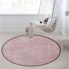 Abstract Gaming Chair Mat Round Floor Mats for Office Chair Computer Gaming Desk Mat for Rolling Chair Non-Slip Gaming Rug Marble Murky Gemstone Scratches,Pale Pink White Diameter 35.5 in view 4