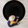 Universe Balance Round Carpet Playmat - Play Learn and Have Fun Safely,Crawling Mat, Educational Soft Rug, Shower/Birthday Gift, Maroon Vintage Frame,Earth Yellow Diameter 60 in view 1
