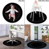 Universe Balance Round Carpet Playmat - Play Learn and Have Fun Safely,Crawling Mat, Educational Soft Rug, Shower/Birthday Gift, Maroon Vintage Frame,Earth Yellow Diameter 60 in view 2