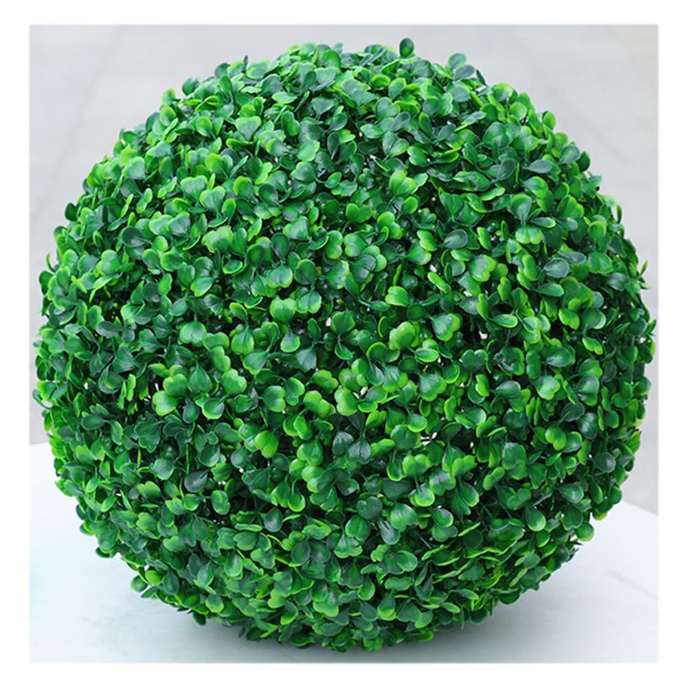 Artificial Plant Ball Round Boxwood Hanging Plant Indoor Outdoor Home Wedding Party Hotel Front Porch Potted Plant Decoration 23CM