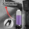 Tissting Shower Shampoo Dispenser - No Drill Shower Soap Dispenser, Wall Mounted Manual Soap Dispenser for Home, Bath, Kitchen, Hotels, Restaurants. Shower and Lotion Dispenser(Gray 3 Cup) view 3