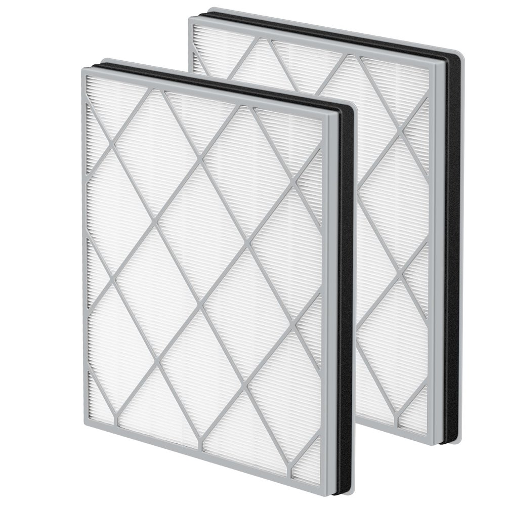 HE401 Filter for Shark Air Purifi-er 4, Compatible with Shark HE401 HE402 HE405 HE400, 3-in-1 Filtration for Shark HE400 with Air Purifi-er 4, #HE4FKPET, 2 Pack