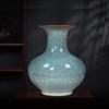 AMITVA Chinese Ceramic vase White Large Chinese vase Porcelain Flower vase Chinese Antique Ceramic vases Traditional Decorative Vase-G view 3