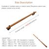ALDEPO Grab Bars Wall Mount Stairs Handrail for Elderly/Kids/Disabled, Non-Slip Wood Grab Bar for Indoor Ramps Narrow Stairwell100Cm (Color : 280cm) view 3
