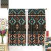 Aztec Curtain,Ethnic Tribe Retro Pattern Printing Bedroom Living Room Kitchen Window Curtain 42x45 Inch view 3