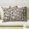 2 Piece Shih Tzu Lover Throw Pillow Cover Cushion Covers, Pet Dog Mom Pillowcases, Cute Puppy Face Print Pillow Case for Sofa Couch Bed Home Decor, Gift for Shih Tzu Mom/Dog Lover/Owner view 3