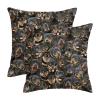 2 Piece Rottweiler Throw Pillow Cover Cushion Covers, Funny Dogs Face Print Pillow Cases, Cute Puppy Pillowcase, Gift for Rottweiler Lover/Pet Dog Mom/Dog Hunter view 1