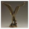 ALDEPO Sculpture Tabletop Copper Mini Statue Retro Desk Statues A Copper Hand Art Artwork Sculpture Home Furnishing Brass Crafts Elaborate Collectable Handmade Old Vivid Eagle Statu view 2