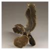 ALDEPO Sculpture Tabletop Copper Mini Statue Retro Desk Statues A Copper Hand Art Artwork Sculpture Home Furnishing Brass Crafts Elaborate Collectable Handmade Old Vivid Eagle Statu view 4
