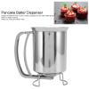 900ML Stainless Steel Batter Separator, Pancake Batter Dispenser Waffles Cupcake Batter Dispenser Maker Manual Cooking Crepes Funnel Dispenser Kitchen Baking Tool for Cake4.1x6.4in view 3