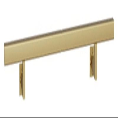 ALDEPO Grab Bars 2Ft/3 Foot/ 4 Ft/ 5 Feet Length Metal Square Pipe Handrails for Indoor Stairs, Home Anti-Slip Safety Grab Bar for Disabled/Elderly/ChildernBlack/1M (Color : Gold, Size : 1.5M)
