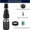 340ml Beer Cooler with Bottle Opener, Stainless Steel Beer and Soda Can Bottle Cooler, Drink Carrier, Can and Bottle Sleeve Helps Keep Drink Cold view 3