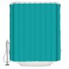 Pinroote Pure Teal Green Shower Curtain, Stall Shower Curtains for Bathroom/Bathtub, Simple Solid Color Waterproof Fabric Shower Curtain Set with 12 Hooks, Extra Long 72" x 96" view 2