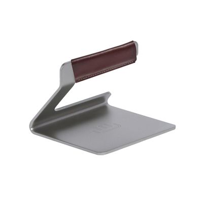 Made In Cookware | Stainless Steel Grill Press | Removable Leather Handle Cover | Crafted in Sweden