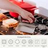 Made In Cookware | Stainless Steel Grill Press | Removable Leather Handle Cover | Crafted in Sweden view 4