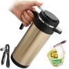 Car electric kettle,1200ML Portable Travel Kettle,Stylish&Portable/304 Stainless Steel,For Tea Coffee Drinking Cold Winter Christmas,12v view 1