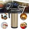 Car electric kettle,1200ML Portable Travel Kettle,Stylish&Portable/304 Stainless Steel,For Tea Coffee Drinking Cold Winter Christmas,12v view 3