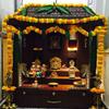 Aashita Creations Brass Banana Tree Stand for Pooja - Traditional Decoration for Puja Room (30cm) view 4