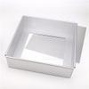 4 to 10 Inch Straight-Sided Square Shape Cake Pans Aluminium Alloy with Fixed or Loose Bottom Chiffon Mold Mousse Tin DIY Bakeware (10 Inch Loose) view 4