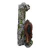 1 Pcs of Brown Chestnut Stallion Horse Mare Stallion and Foal Family Desktop Table Clock view 2