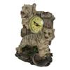 1 Pcs of Jungle Rainforest Apex Predator White Tiger and Cub Family Table Clock Figurine view 4