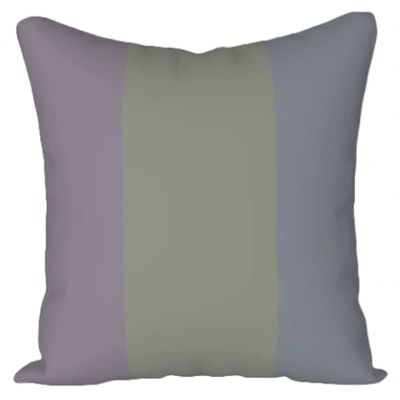 American Homes Shop Decorative Sea Fog Theme Stripes Throw Pillow Cover 18 inch case Printed Back Cotton Canvas