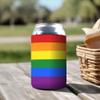 1 Pack - Rainbow Pride LGBTQ+ Flag Drink Cooler Sleeve view 3
