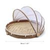 Food Tent Basket, Hand Woven Round 30 35 40cm Cover view 2