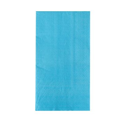 Jollity & Co Shade Guest Napkins - Party Napkins in Cerulean Azure Blue - Pack of 16 Guest Napkins - Easy to Mix and Match - Paper Napkins to Suit All Occasions and Birthday Decorations