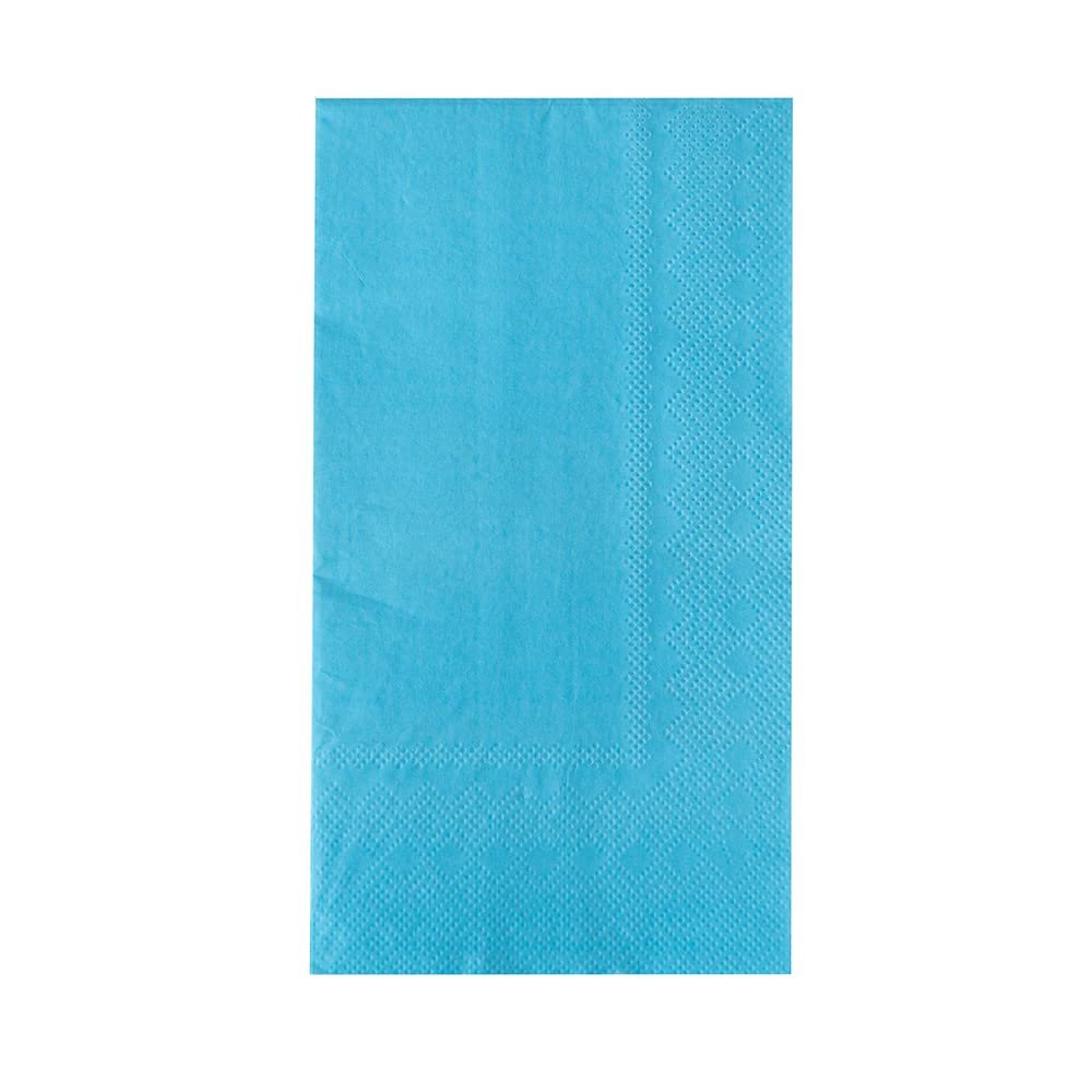 Jollity & Co Shade Guest Napkins - Party Napkins in Cerulean Azure Blue - Pack of 16 Guest Napkins - Easy to Mix and Match - Paper Napkins to Suit All Occasions and Birthday Decorations